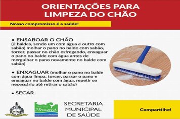 Foto - ORIENTAÇÕES DIVERSAS NO COMBATE AO COVID-19